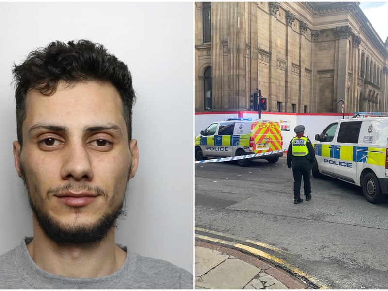 Protestor Hakam Ghaith, who torched a police van during a clash in Leeds city centre, has been jailed for 10 years and eight months after pleading guilty to arson with recklessness to whether life was endangered. Calverley Street was cordoned off between Great George Street and The Headrow, where the demonstration had been taking place that was thought to be in support of Palestine.