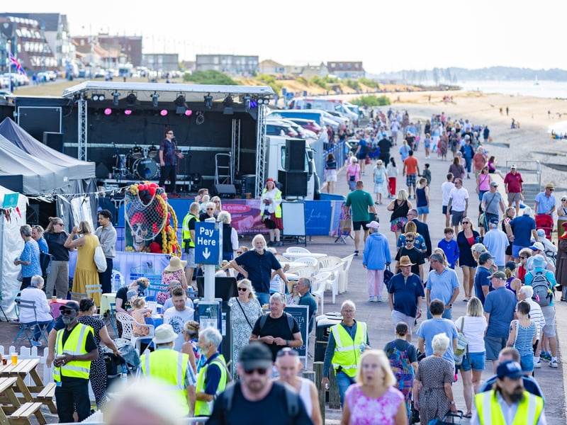 Pictured: Crowds at Summer in Lee airshow event Picture:Marcin Jedrysiak