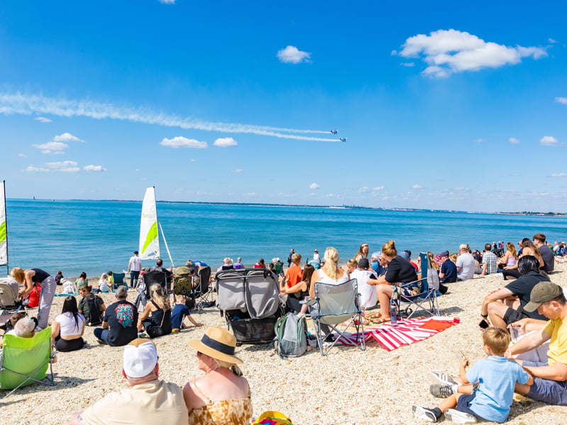 Pictured: Crowds at Summer in Lee airshow event Picture:Marcin Jedrysiak