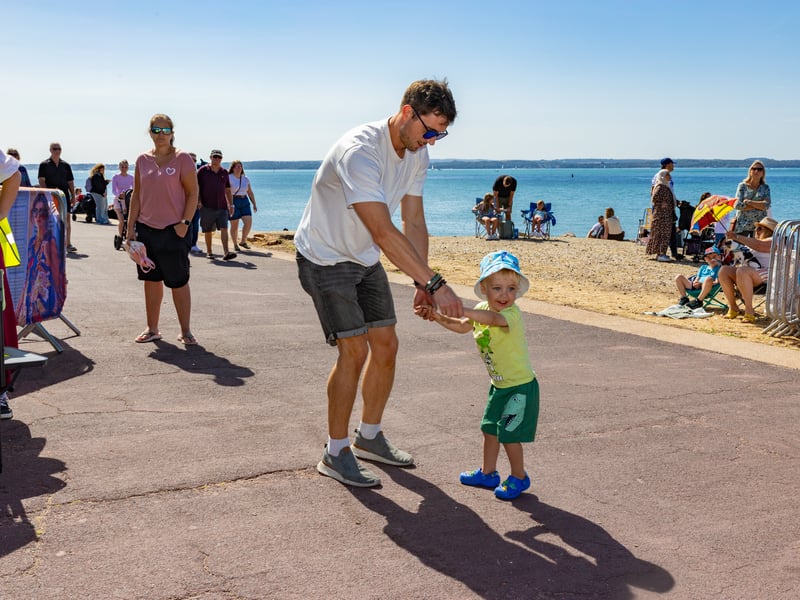 Pictured: Chester Clewer with dad Luke Picture:Marcin Jedrysiak