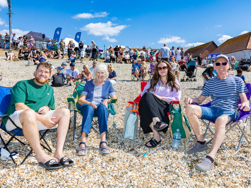 Pictured: Neville's family watching Airshow at Lee on Solent
Picture:Marcin Jedrysiak