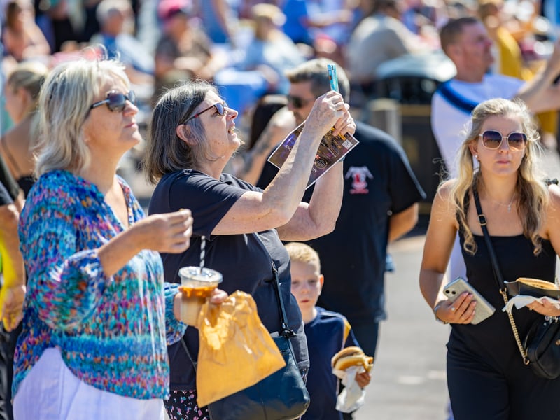 Pictured: Crowds at Summer in Lee airshow event Picture:Marcin Jedrysiak