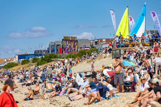 Pictured: Crowds at Summer in Lee airshow event Picture:Marcin Jedrysiak
