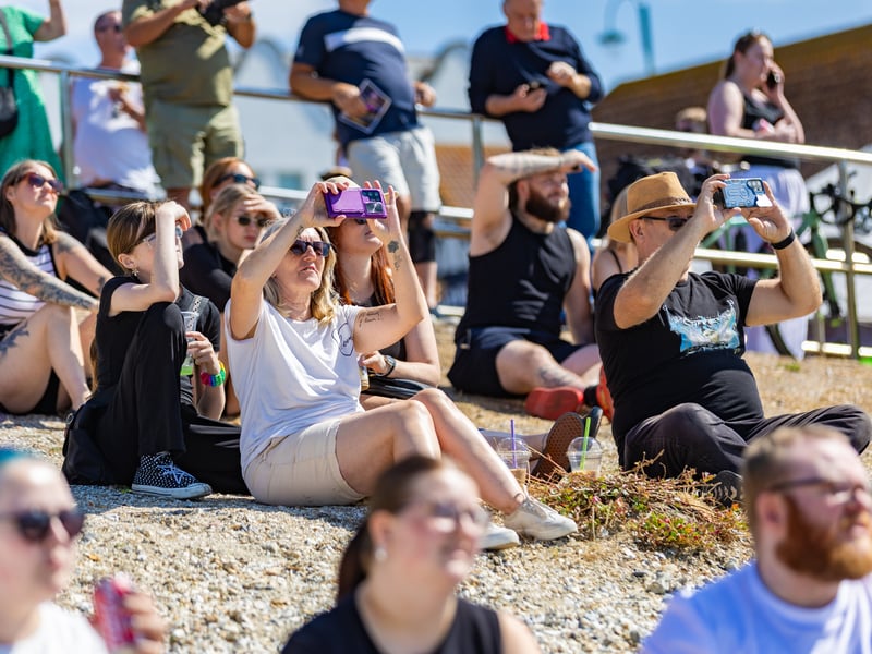 Pictured: Crowds at Summer in Lee airshow event Picture:Marcin Jedrysiak