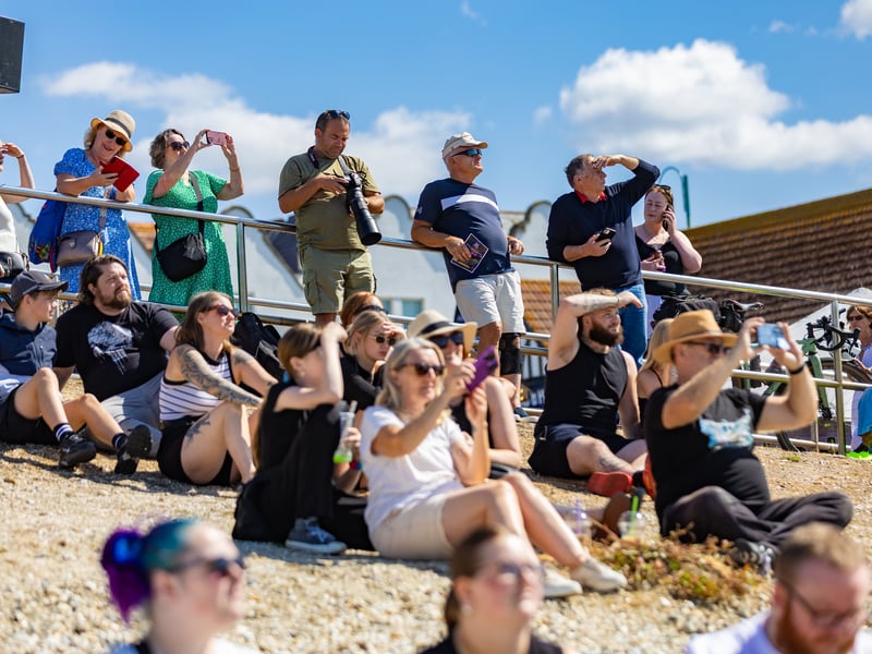Pictured: Crowds at Summer in Lee airshow event Picture:Marcin Jedrysiak