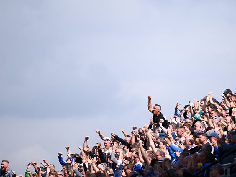 More than 1,100 Pompey fans traveled to Sincil Bank for the Blues’ 3-1 triumph over Lincoln City on Saturday.