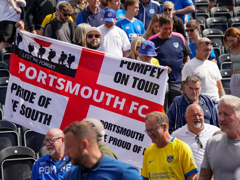 More than 1,100 Pompey fans traveled to Sincil Bank for the Blues’ 3-1 triumph over Lincoln City on Saturday.