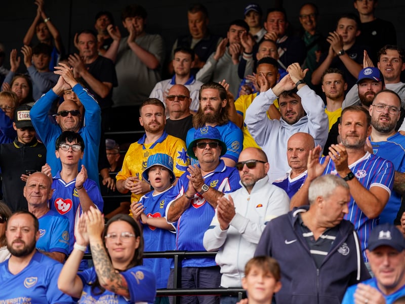 More than 1,100 Pompey fans traveled to Sincil Bank for the Blues’ 3-1 triumph over Lincoln City on Saturday.