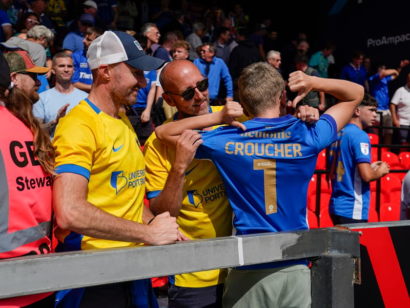 More than 1,100 Pompey fans traveled to Sincil Bank for the Blues’ 3-1 triumph over Lincoln City on Saturday.
