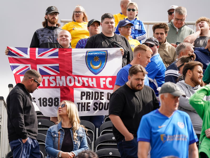 More than 1,100 Pompey fans traveled to Sincil Bank for the Blues’ 3-1 triumph over Lincoln City on Saturday.