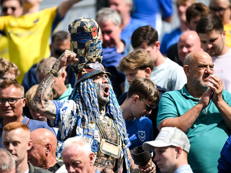 More than 1,100 Pompey fans traveled to Sincil Bank for the Blues’ 3-1 triumph over Lincoln City on Saturday.