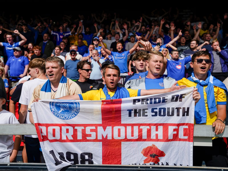 More than 1,100 Pompey fans traveled to Sincil Bank for the Blues’ 3-1 triumph over Lincoln City on Saturday.