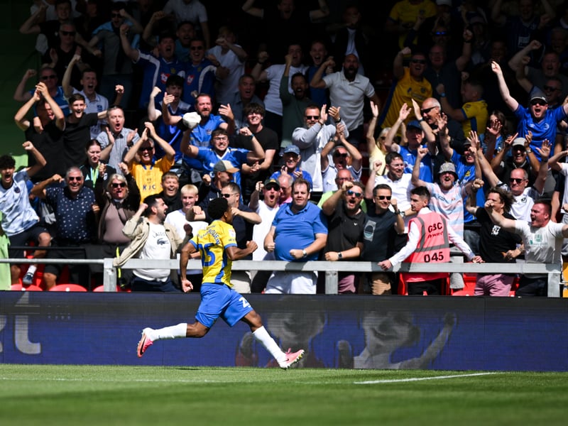 More than 1,100 Pompey fans traveled to Sincil Bank for the Blues’ 3-1 triumph over Lincoln City on Saturday.