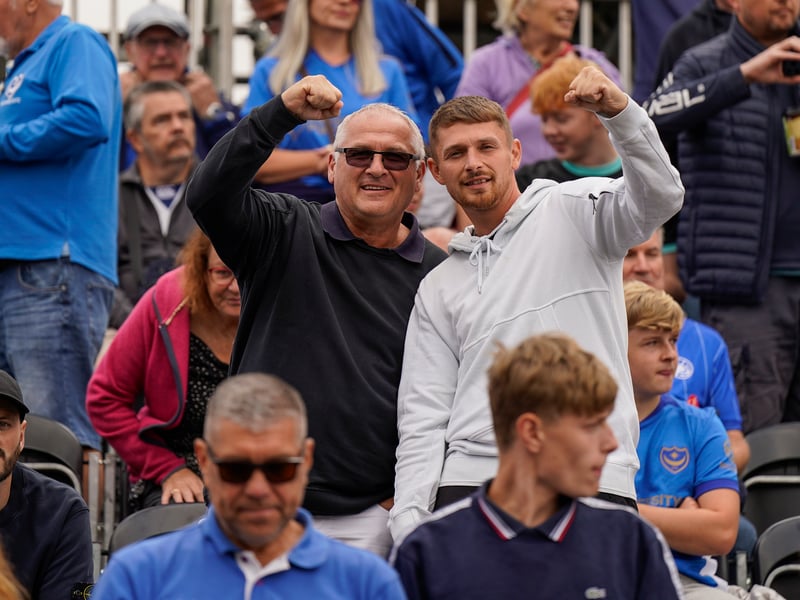More than 1,100 Pompey fans traveled to Sincil Bank for the Blues’ 3-1 triumph over Lincoln City on Saturday.