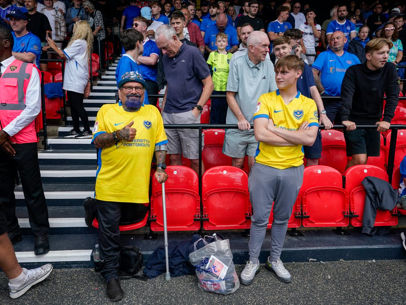 More than 1,100 Pompey fans traveled to Sincil Bank for the Blues’ 3-1 triumph over Lincoln City on Saturday.