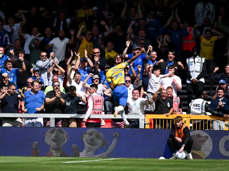 More than 1,100 Pompey fans traveled to Sincil Bank for the Blues’ 3-1 triumph over Lincoln City on Saturday.