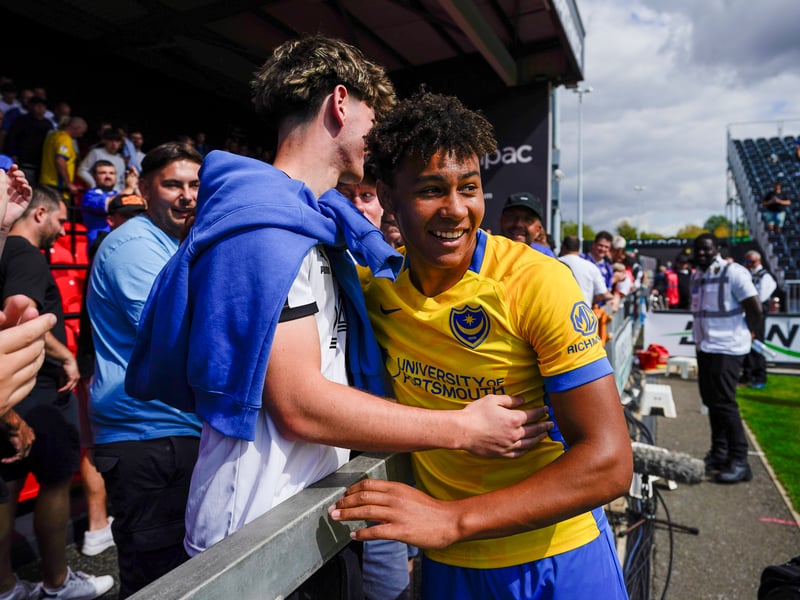 More than 1,100 Pompey fans traveled to Sincil Bank for the Blues’ 3-1 triumph over Lincoln City on Saturday.