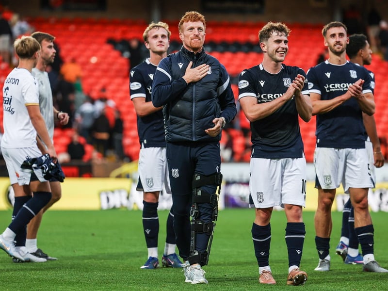 The experienced Dundee striker is out for several months after picking up an ACL injury earlier this season.