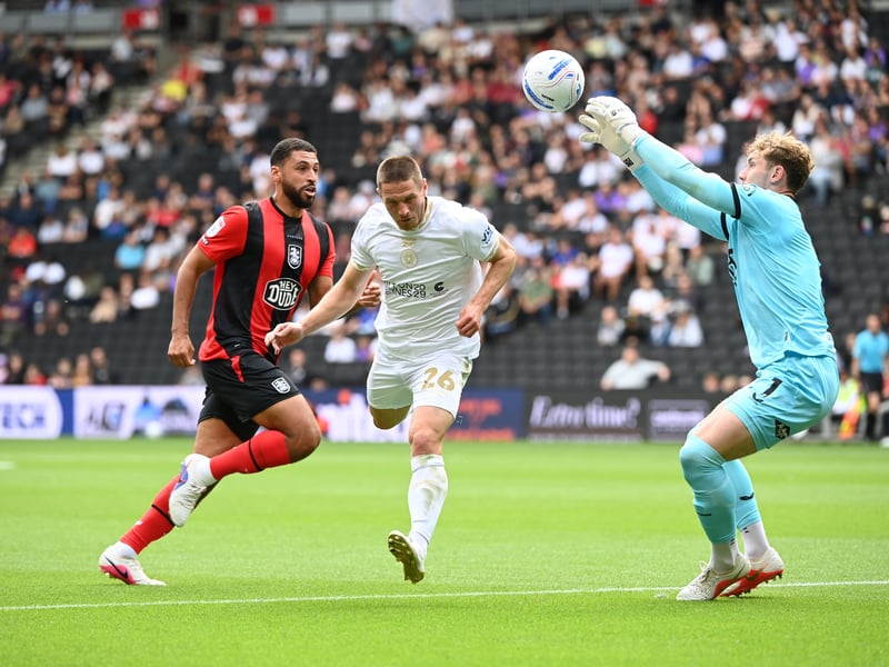 Twice came close to getting on the scoresheet against his former club, being inches away on both occasions
