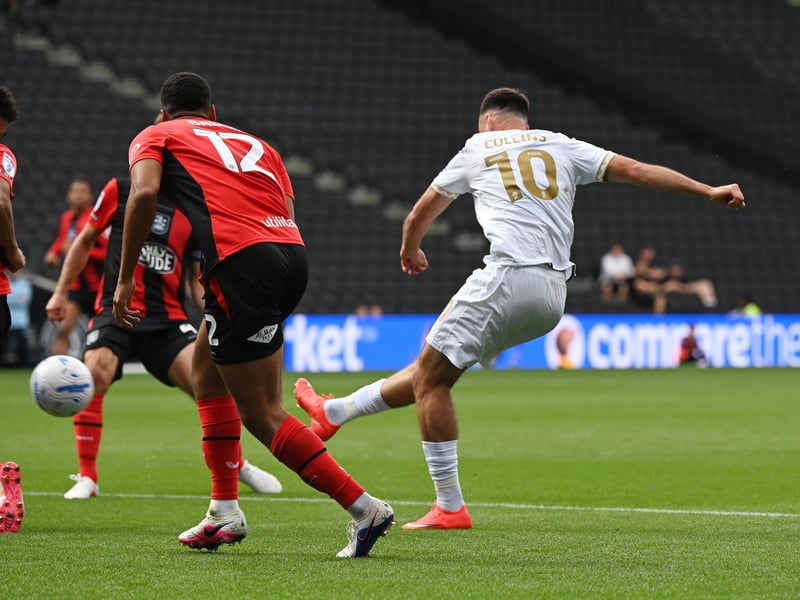 Another cracking finish from the Welshman drew Dons level in style for his second of the season