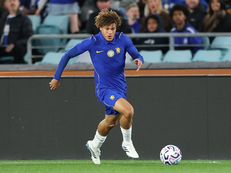 The on loan Chelsea left-back arrived with an injury, and he's being slowly nursed back to fitness.