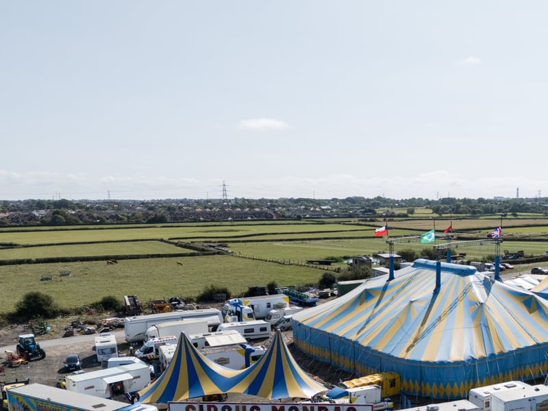 View of Circus Mondao in Blackpool from above. Photo: Kelvin Lister-Stuttard
