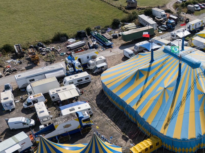View of Circus Mondao in Blackpool from above. Photo: Kelvin Lister-Stuttard