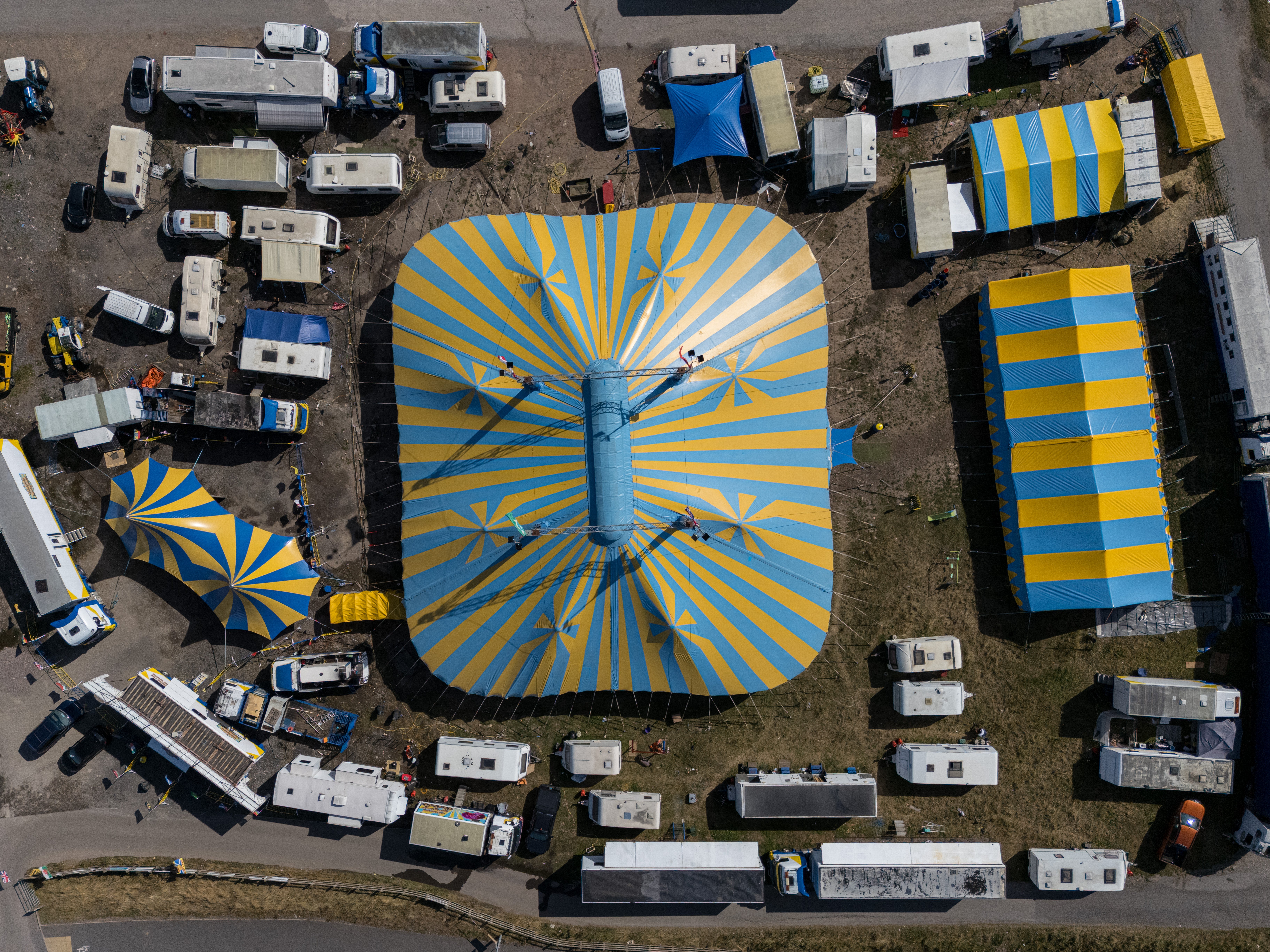 View of Circus Mondao in Blackpool from above. Photo: Kelvin Lister-Stuttard