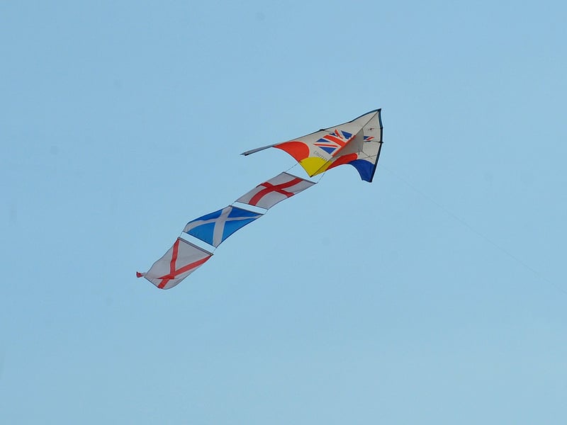 A patriotic kite.