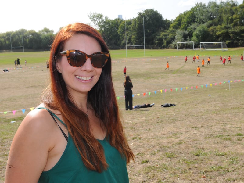 Vick Fairburn, lead fundraiser for the under-13's Gold team who are off to Barcelona.
