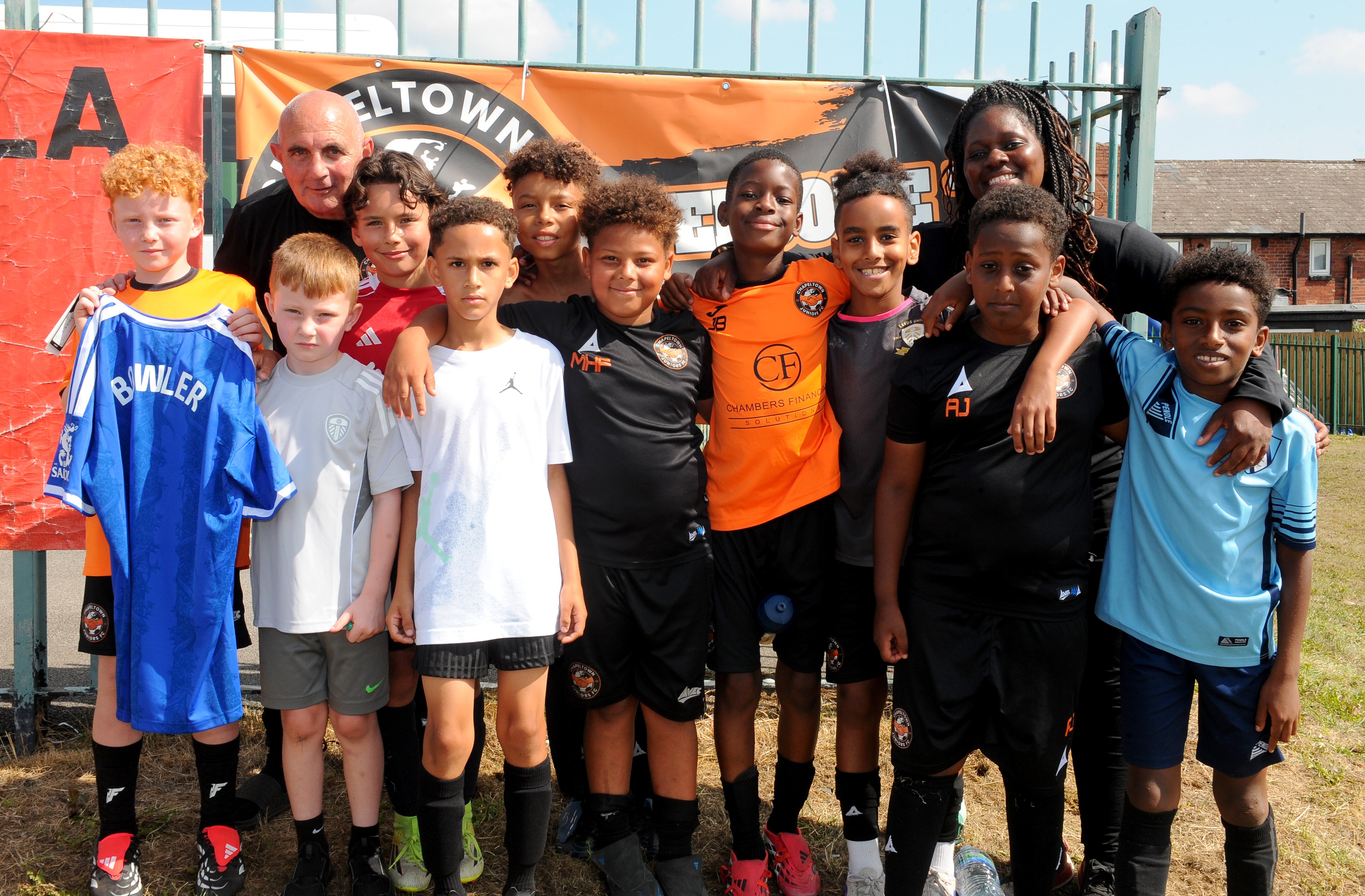 Footballers who took part in the marathon game.