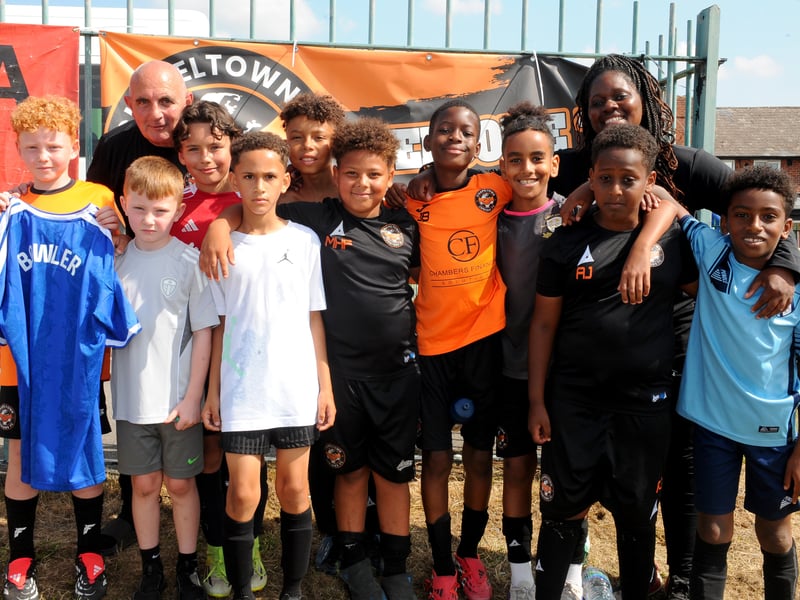 Footballers who took part in the marathon game.