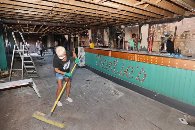 Charlie’s Sports Bar & Grill fire