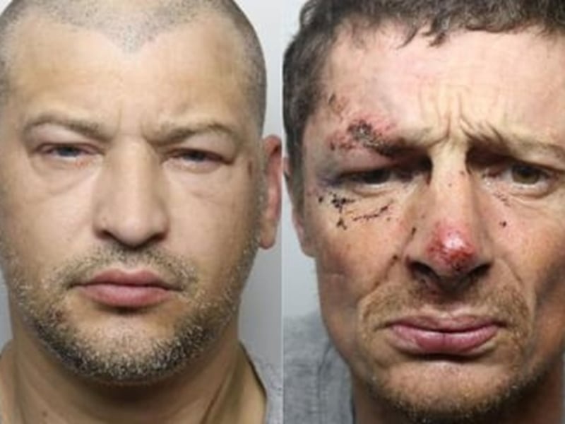 South Yorkshire burglar Russell Riley - who had a “depressing” 86 previous convictions - received a “good hiding” when interrupted trying to steal lead piping from a house.
He was stood with a metal bar at the door of the property in Bawtry, Doncaster, when its owner - alerted by Ring doorbell footage  -arrived to investigate.
Riley’s co-defendant Peter Coulthread, 46, was discovered hiding nearby and “detained” by the brothers. 
They were jailed for 32 months each. 