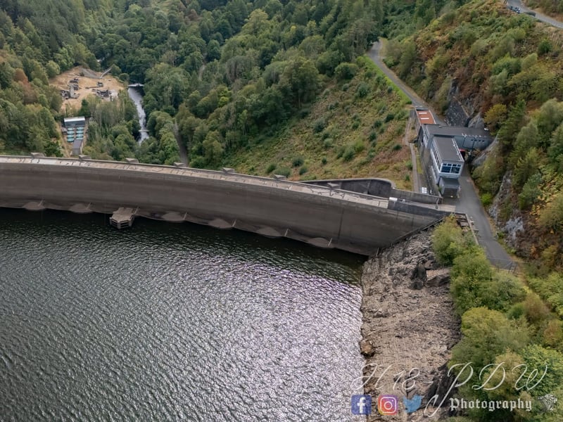 The images show how far the level of the water has dropped.