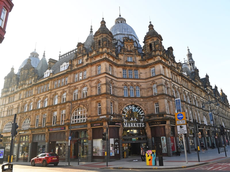 The outside of Kirkgate Market
