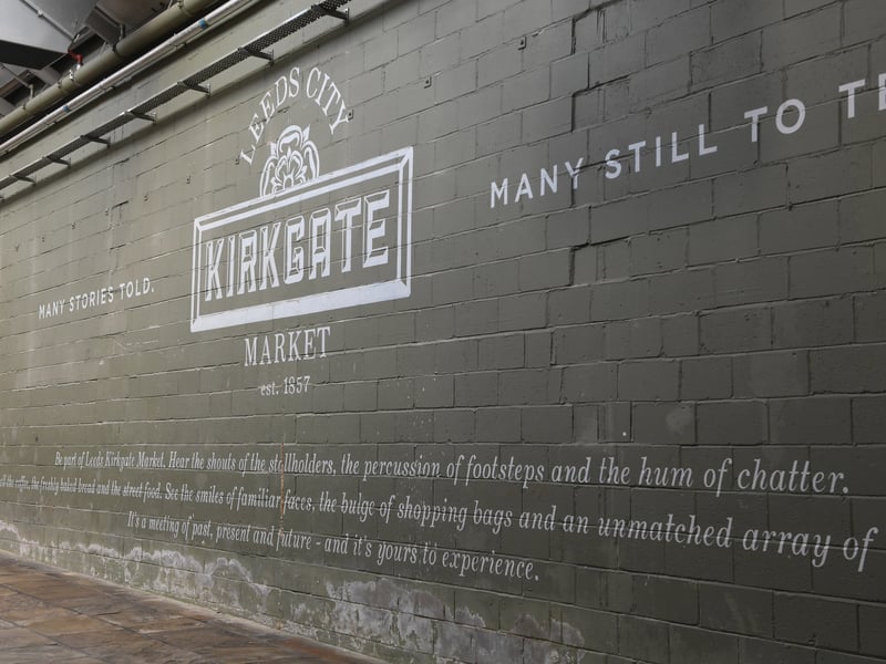 The indoor market first opened in 1857