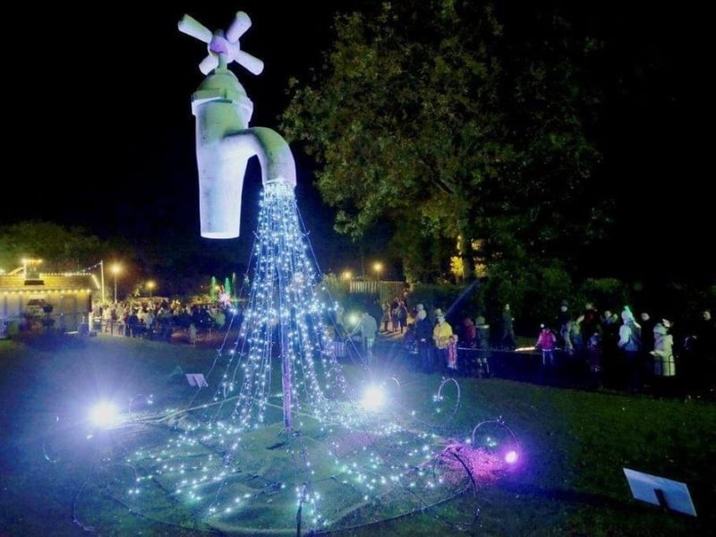 This version of the famous artwork was seen as part of the Sunderland Illuminations nine years ago.