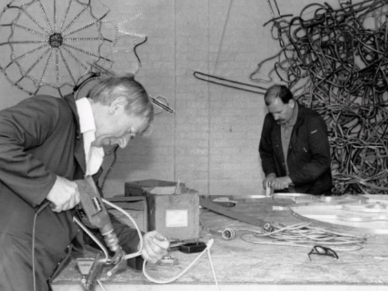 Workers were pictured putting the illuminations together in this Sunderland Echo archive view from August 1991.