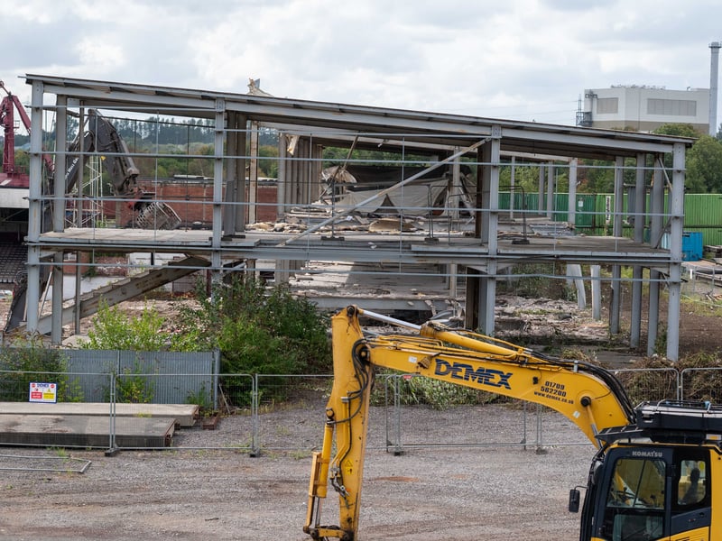 Millmoor is now being demolished by recycling company Ron Hull, which owns the site