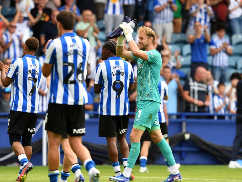 Unfortunate to see his parried save from Chirewa's shot hit Swinkels and go in after just three minutes. Forced into more parries and punched clearances after that, not always with great success.