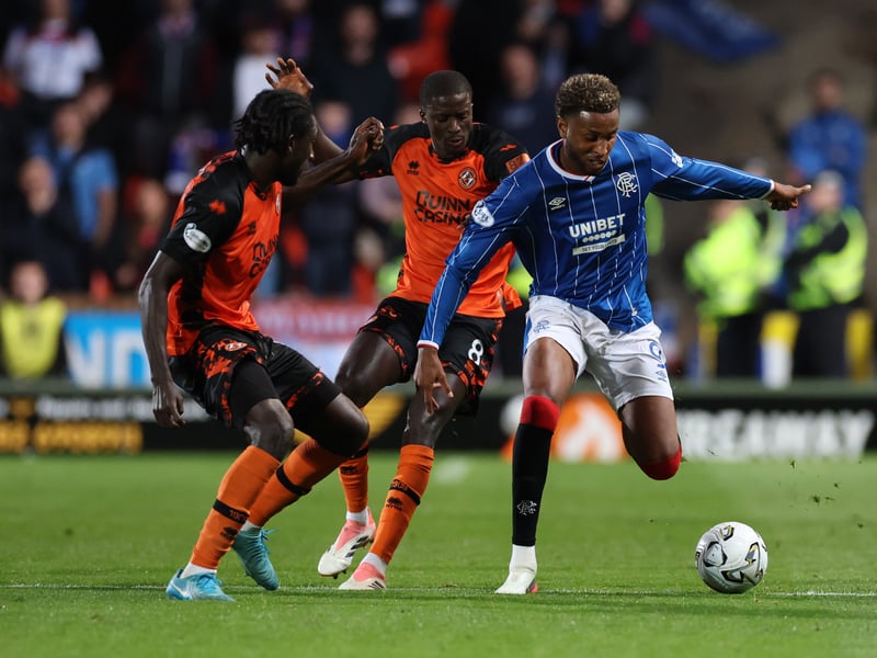 The Rangers striker is out for several months after suffering an ACL injury in last month's defeat to Hibs.