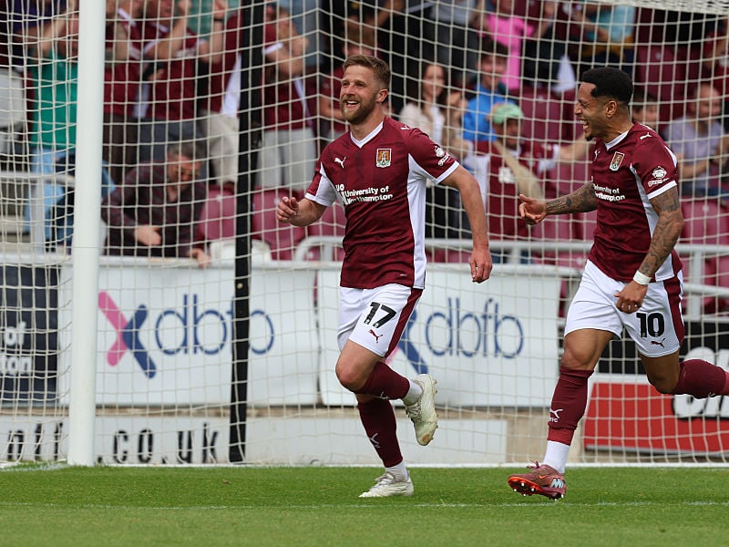 Left Sixfields after Cobblers did not take up the option to extend his contract. Recently joined Harborough Town and scored in Saturday's 4-2 win over Darlington in the National League North