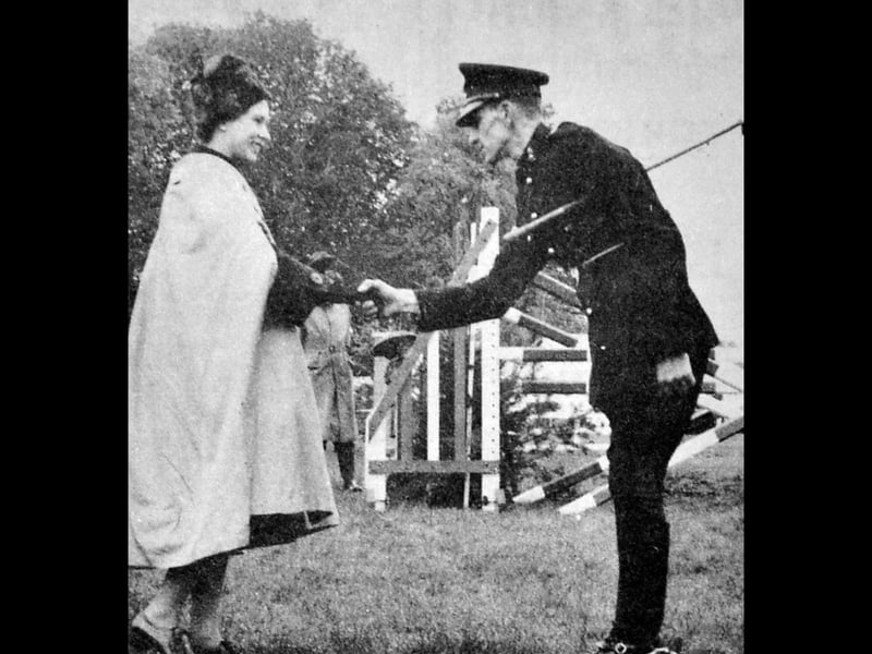 Sergeant Ben Jones of Newport is pictured receiving an award from the Queen at the Badminton Horse Trials in 1964. Described at the time as a "horseman extraordinaire", Jones had just set off for Tokyo with the British Olympic equestrian team. He would later win Olympic team gold. Do you remember hearing about Ben Jones and his remarkable equestrian career?