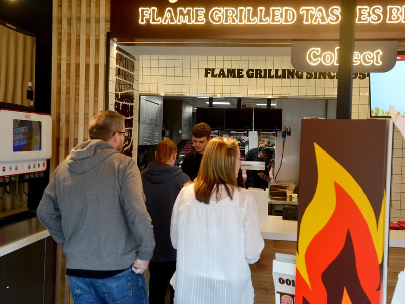Burger King, Simonside reopened this year following a refurbishment with free Whoppers for the first 1000 customers, and free supply of meals for the 100th customer.