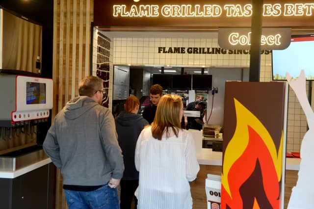Burger King, Simonside reopened this year following a refurbishment with free Whoppers for the first 1000 customers, and free supply of meals for the 100th customer.