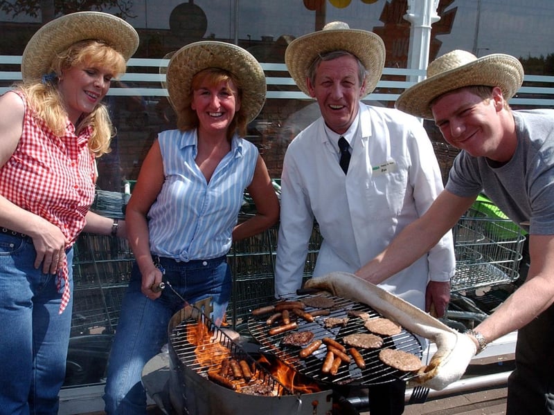 Tell us if you recognise anyone in this barbecue-themed photo which was taken at an event in aid of St Clare's Hospice in 2003.
