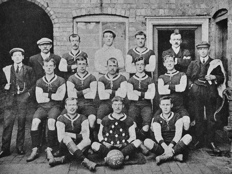 Newport Rangers Football Club are pictured at the end of the 1906-07 season in this remarkable photograph, reproduced in the Newport and Market Drayton Advertiser in 1964. The picture had been loaned to the newspaper by Mr Syd Felton of Victoria Park, Newport. How many of these early Newport footballers can you recognise, and do you know anything about the team?