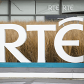 RTE logo outside their building in Dublin