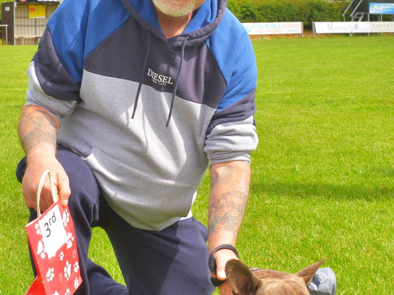 Ger Treacy and Frenchie (Photo S Costello)